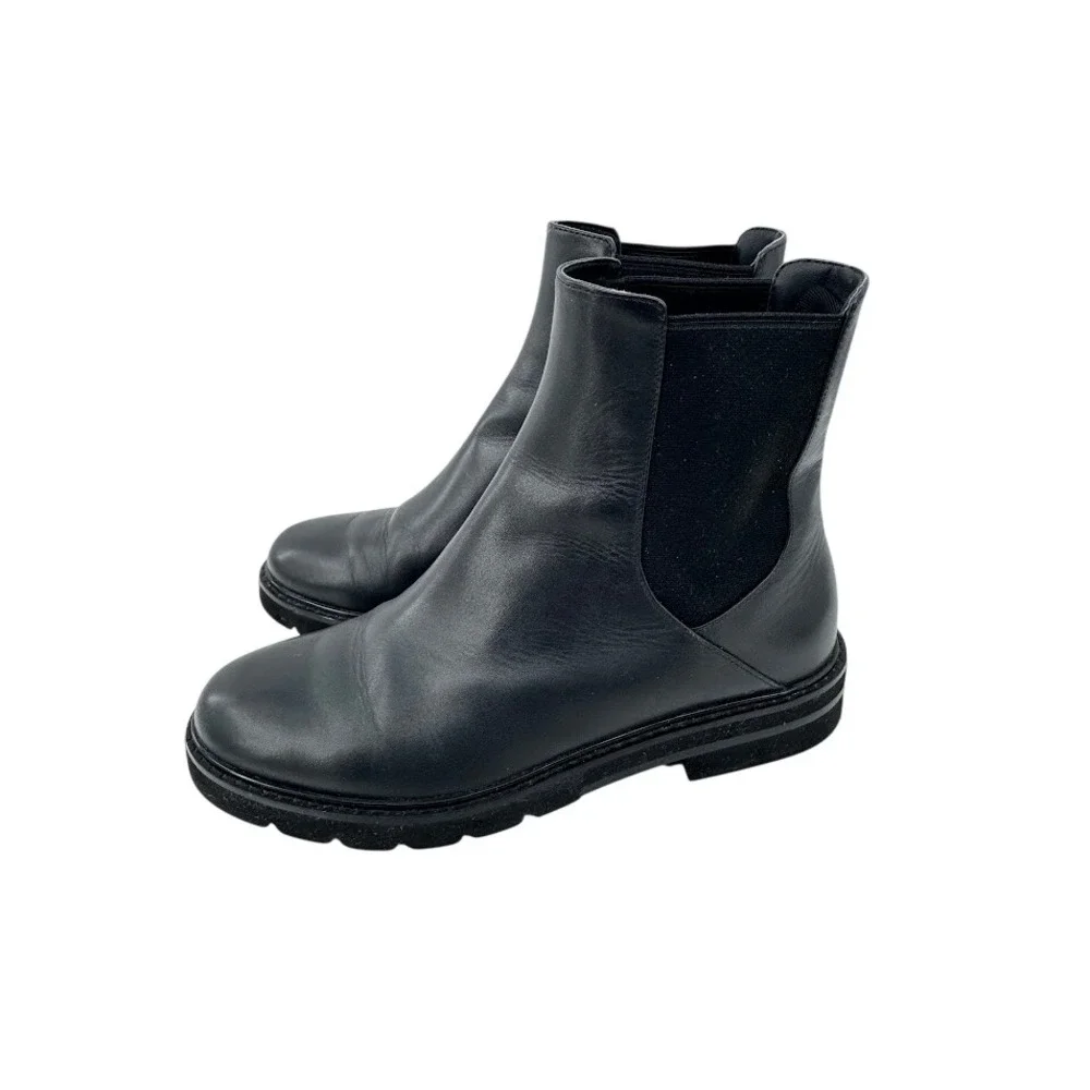 Stuart Weitzman Dylan Chelsea Bootie Black 6